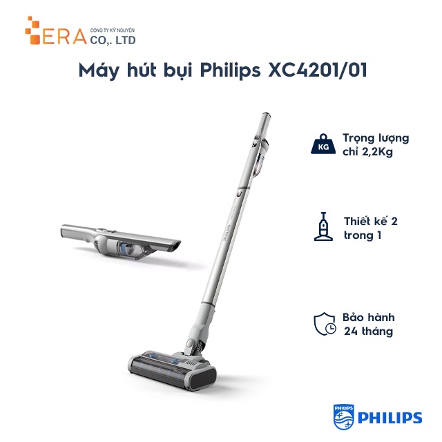 Máy hút bụi không dây dạng cán Philips XC4201/01