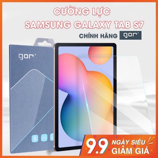 Kính cường lực Samsung Tab S7 chính hãng Gor dán màn hình Samsung Galaxy Tab S7 trong suốt độ cứng 9H