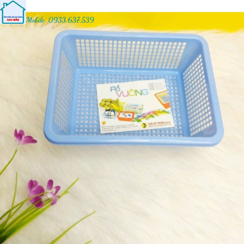 Rổ nhựa vuông/rổ nhựa chữ nhật/sọt nhựa vuông