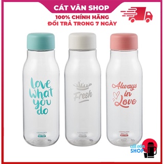 Bình nước Lock&Lock Milky dung tích 500ml nhựa PET BPA Free HAP654
