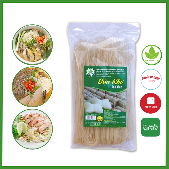 Bún gạo khô 500gr đặc sản Cao Bằng nguyên chất - Bữa ăn sáng lý tưởng 00007
