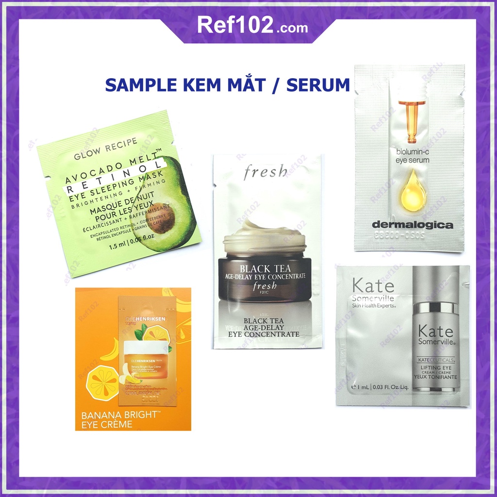 Sample / minisize kem mắt  các hãng cao cấp