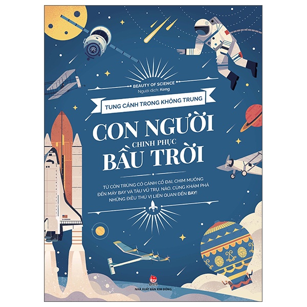 Sách - Tung Cánh Trong Không Trung - Con Người Chinh Phục Bầu Trời