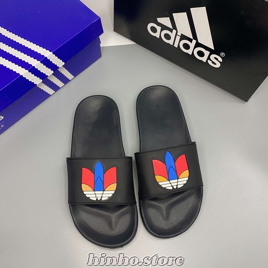 dép ADIDAS cỏ ba lá unisex, dép ADIDAS quai ngang nam nữ HOT 2022