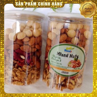 [giảm giá 30%] ( 500gr) mix 4 hạt tách vỏ( 2 loại óc chó, hạnh nhân. macca)