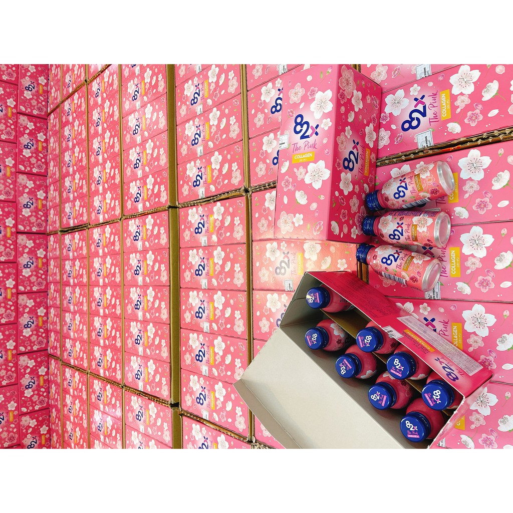 [Mã 77FMCGSALE giảm 8% đơn 500K] 82X The Pink Collagen 100ml Hàm Lượng 1000mg Collagen, nước uống đẹp da đến từ Nhật bản | BigBuy360 - bigbuy360.vn