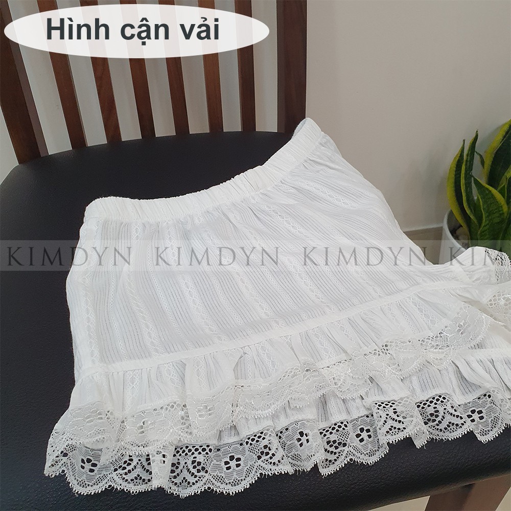 Bộ đồ ngủ nữ hai dây màu trắng sexy hàng Cao cấp ẢNH TỰ CHỤP KimDyn [KDDB06]