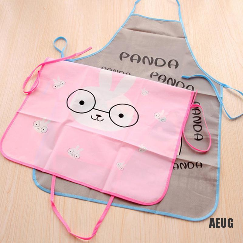 Tạp Dề Chống Thấm Nước In Họa Tiết Hoạt Hình Dễ Thương Cho Nữ