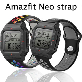 Dây đeo silicon mềm cho đồng hồ thoáng khí Amazfit Neo 2020