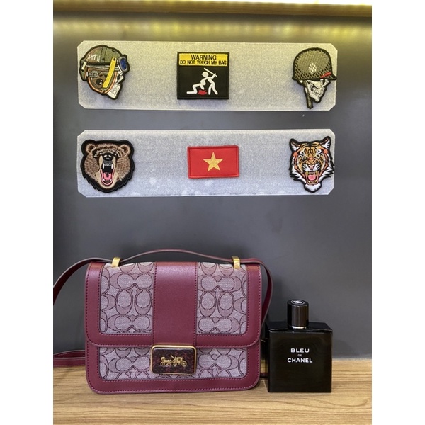 Túi si da thật Coach