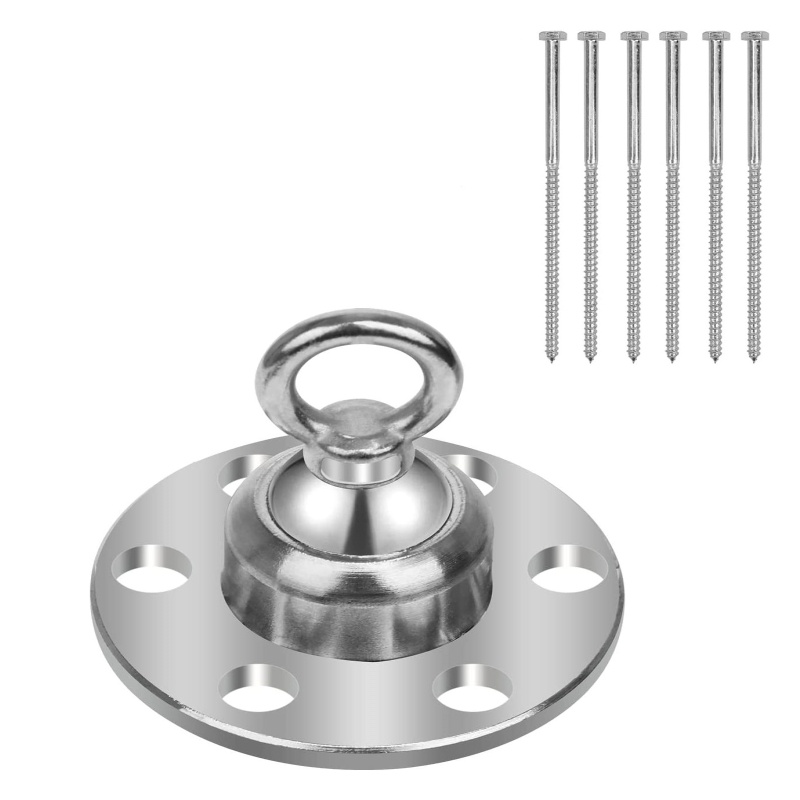 Seng Dây Buộc Thú Cưng Đi Dạo Và Cọc 360 Độ°Mỏ Neo Dạng Xoay Phù Hợp Với Mọi Loại Breeds