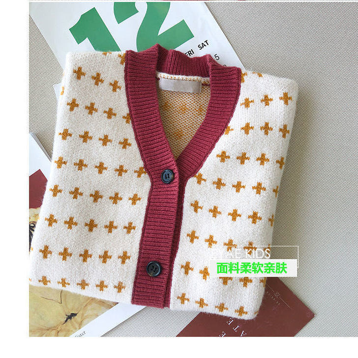 Áo Khoác Cardigan Xinh Xắn Thời Trang Dành Cho Bé Gái