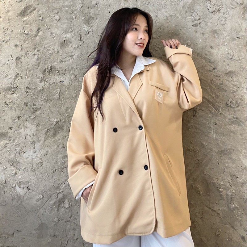 Áo Blazer AB Form Rộng Oversize Nam/Nữ (Ảnh Thật/Có sẵn)