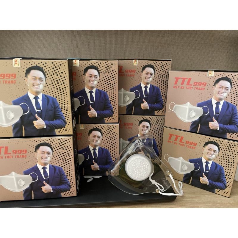 Combo 2 khẩu trang nhựa dẻo trong suốt cao cấp chính hãng