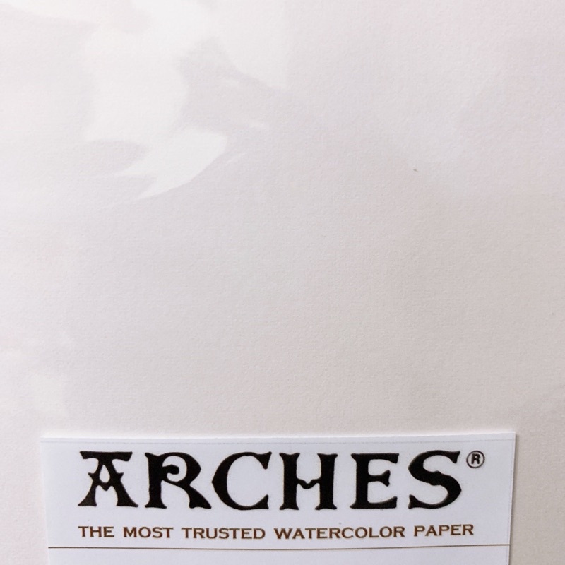 Giấy vẽ màu nước ARCHES 300gsm vân Hotpressed / Coldressed