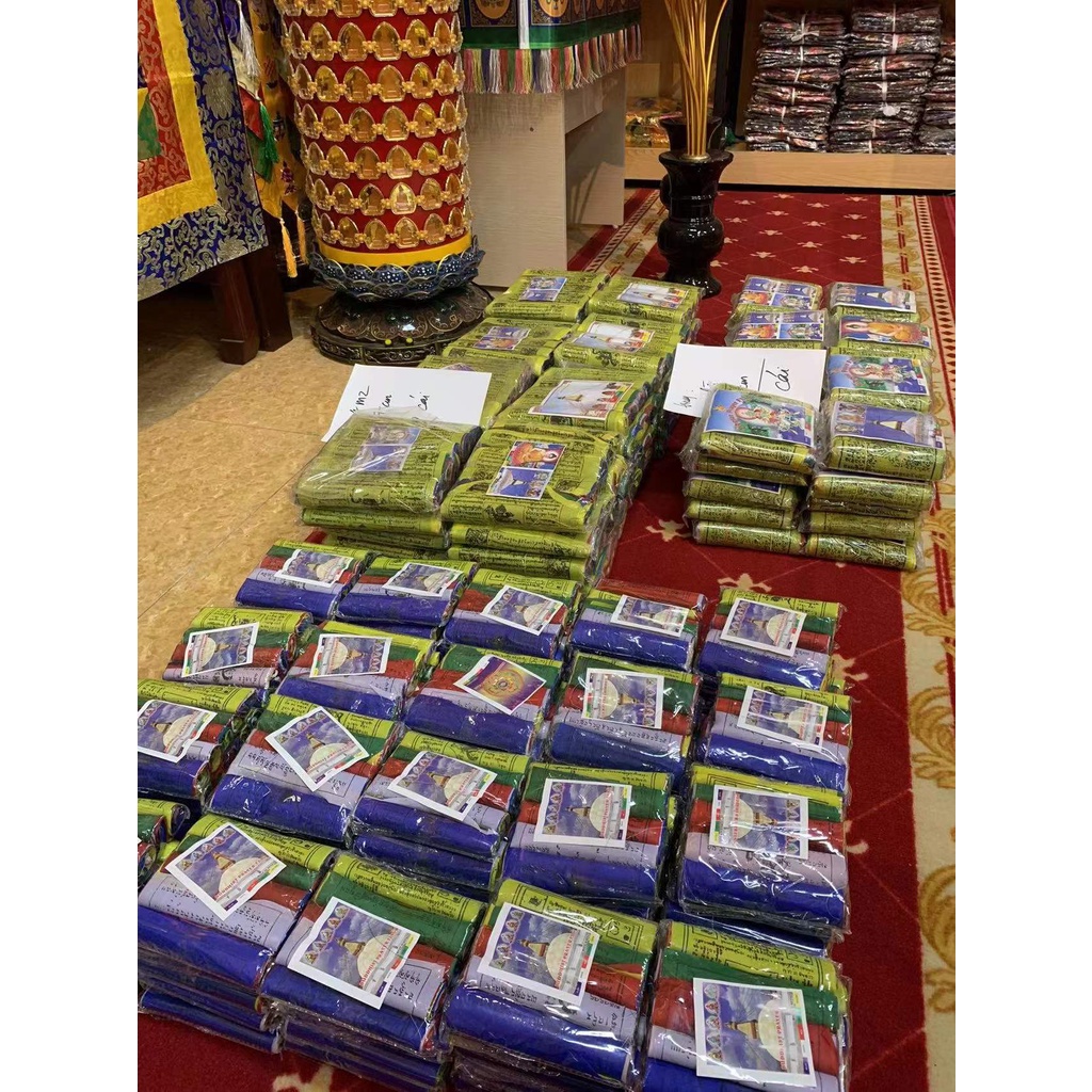 [PBMC]CỜ LUNGTA NGŨ SẮC - PHONG MÃ NEPAL (3 SIZE)(gói 5 cuộn)