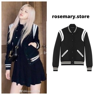 Áo khoác bóng chày ROSE BLACKPINK