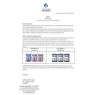Sữa bột Physiolac Relais số 1 900g