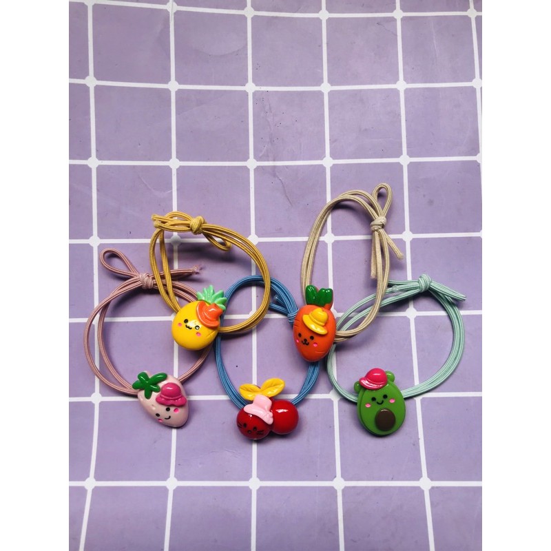 Dây Cột Tóc Trái Cây Xinh Xắn Mới Nhất Cho Nữ