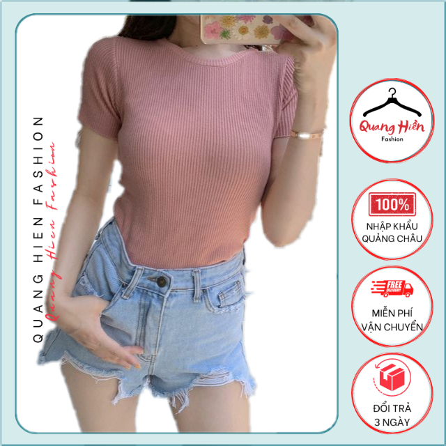 Áo len tăm Quảng Châu cổ tròn freesize MS161