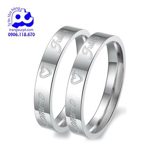 Nhẫn inox cặp đôi cao cấp bảo hành không đen - shopre_4_nc53