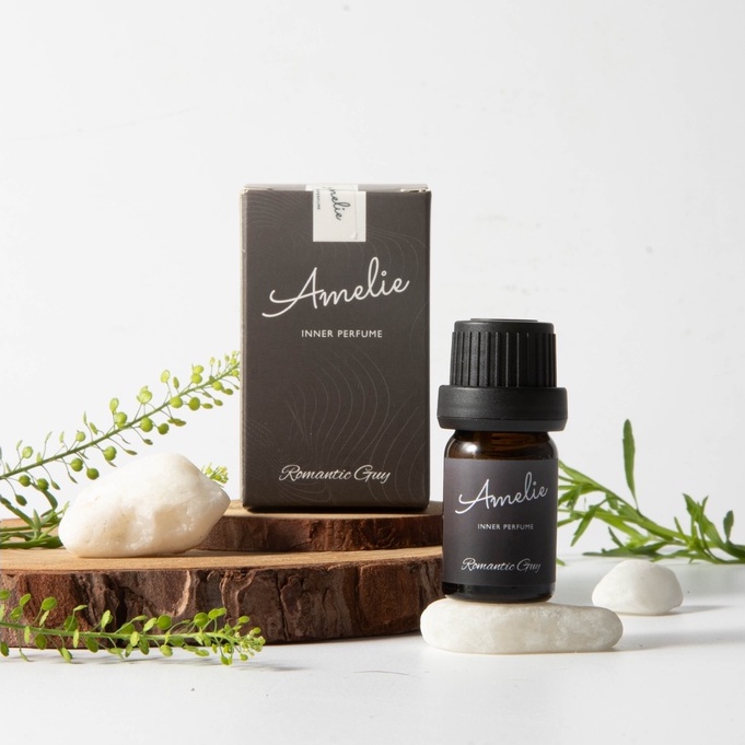 Nước Hoa Vùng Kín Cho Nam Amelie Romantic Guy 5ml – Hương Wasabi, Quả Quýt, Rễ Cây Diên Vĩ, Trầm Hương Quý Phái Lãng Mạn