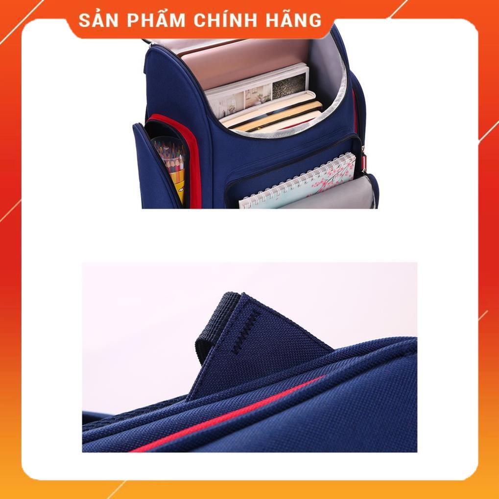 [Giảm 50%]  Balo chống gù siêu nhẹ chất liệu vải Polyester chống thấm nước phù hợp học sinh tiêu học - Happy