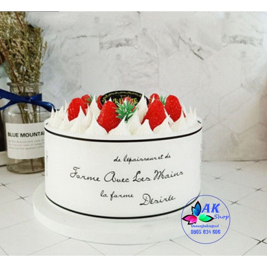 MICA CỨNG BỌC BÁNH 8CM