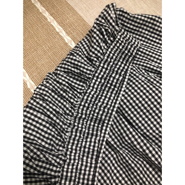 Pass chân váy xoè caro 2hand CV06d