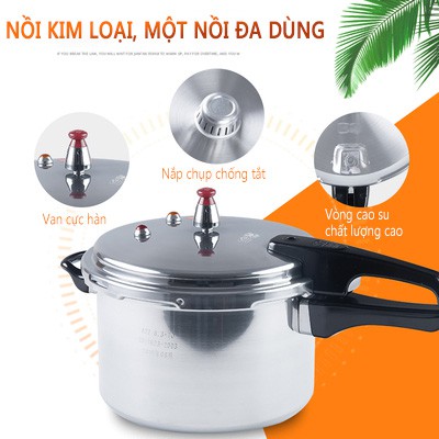 HM9324CMNồi áp suất cỡ lớn 7L dùng cho bếp ga bếp từ Nồi áp suất gia đình đa năng nồi ninh hầm thịt nhanh chín nhanh nhừ