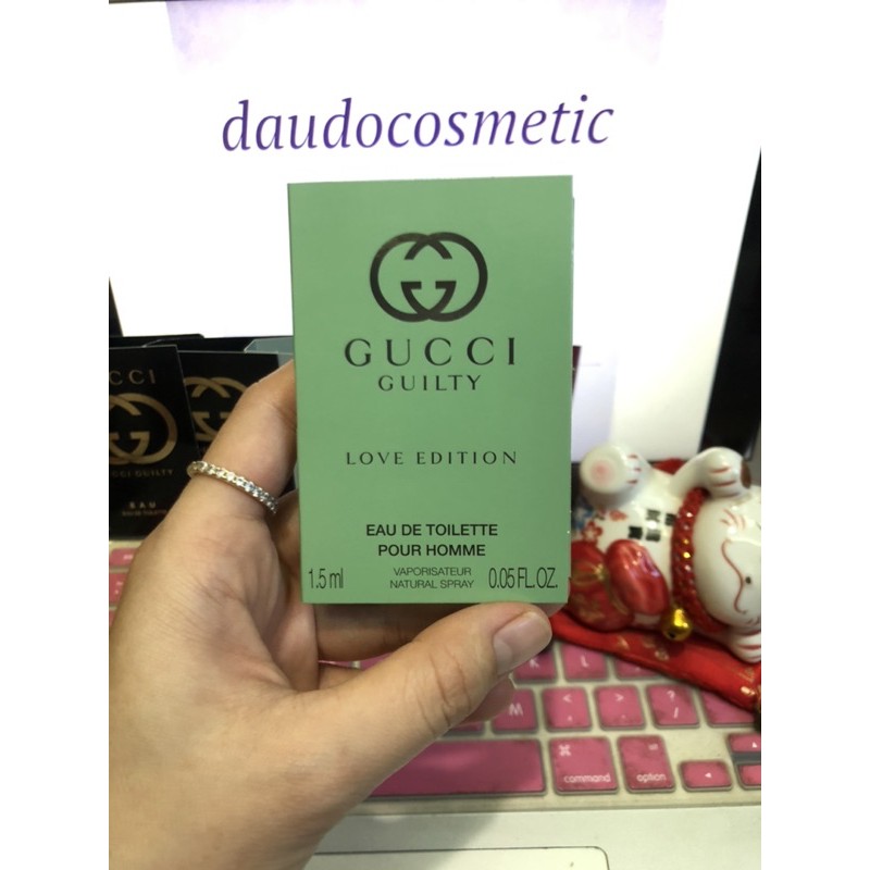 [ vial nam nữ] Nước hoa Gucci Guilty EDT - Guilty Pour Homme EDT - Guilty Love 1.5ml | Thế Giới Skin Care