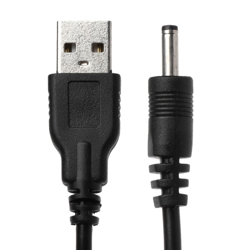 Dây Cáp Sạc Usb Sang 3.5x1.35mm 5v Dành Cho Quạt Đèn Led