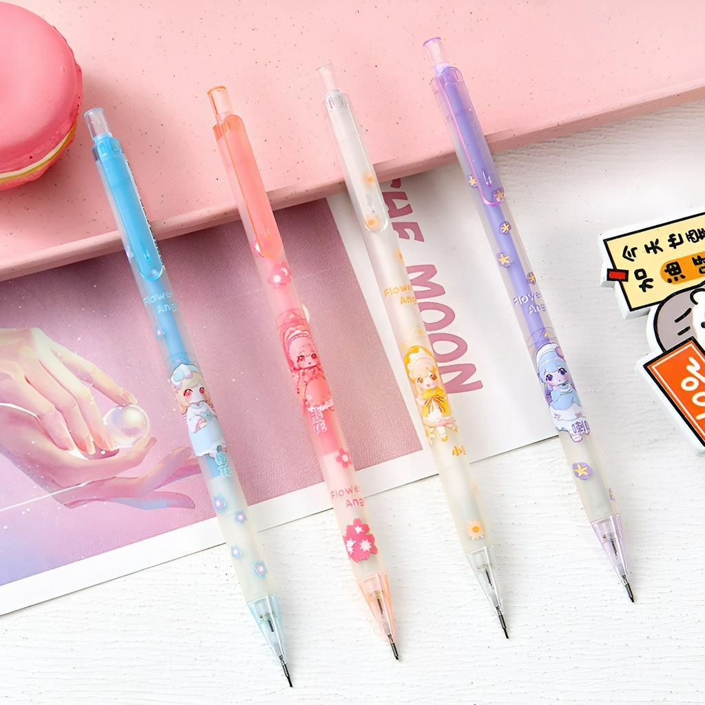 Bút Chì Kim 0.5 0.7 Cute Ngòi Bấm Vẽ Họa Cụ Đồ Dùng Học Tập Độc Lạ VPB17
