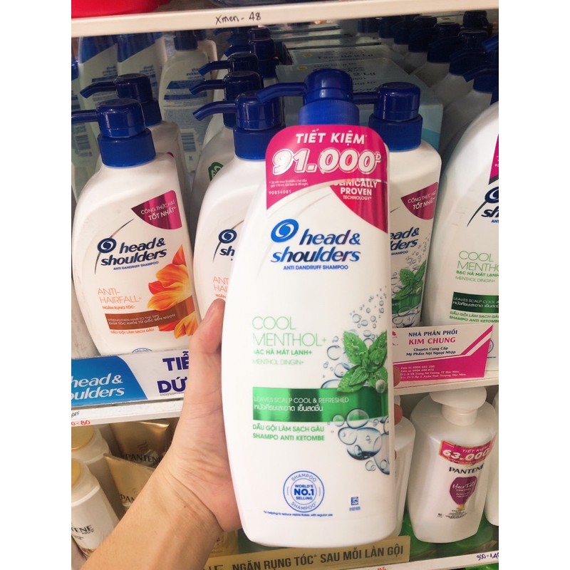 Dầu hội đầu Head &amp; Shoulders bạc hà 850g