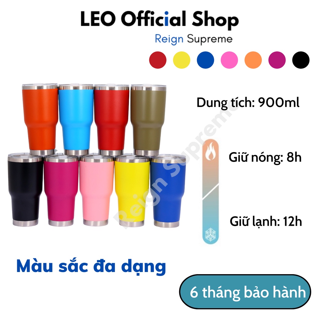 Ly giữ nhiệt cafe dung tích 600ml có ống hút tiện lợi, bình đựng nước giữ nhiệt kèm ống hút