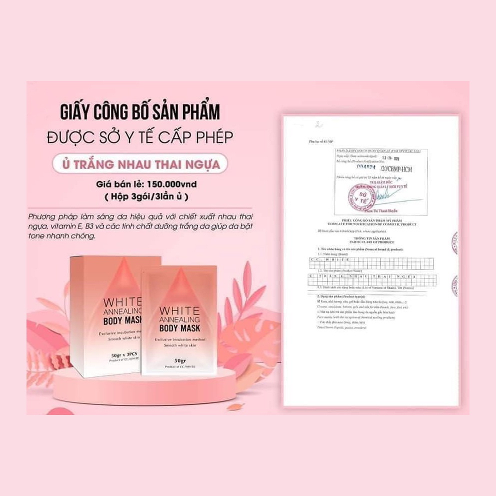 [HOT] Ủ Trắng Nhau Thai Ngựa - gồm 3 gói | BigBuy360 - bigbuy360.vn