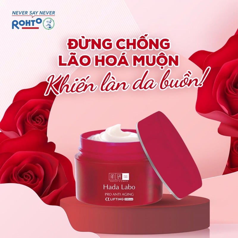 Kem Dưỡng Cải Thiện Lão Hóa Hada Labo Pro Anti Aging Collagen Plus Cream 50g