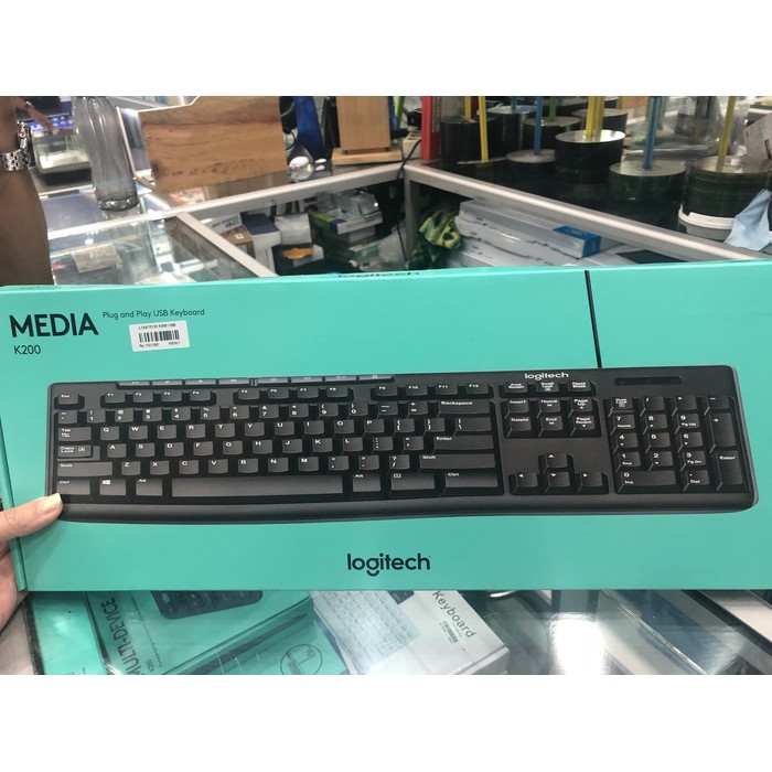 Bàn Phím Đa Phương Tiện Logitech K200 Usb K-200