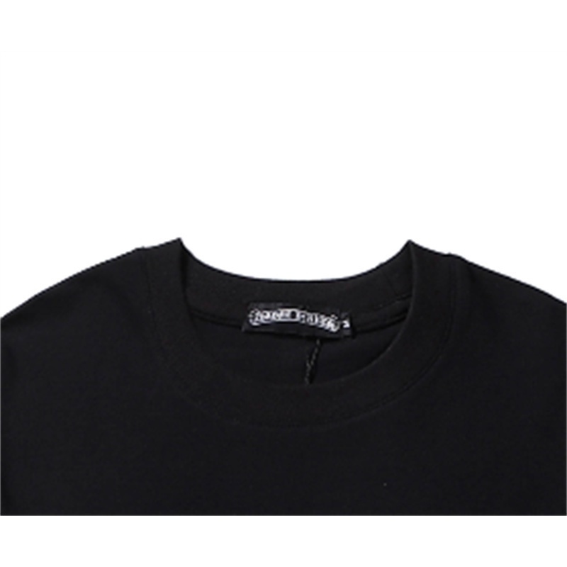 Áo Thun Thể Thao Plus Size Tay Ngắn Bằng Cotton In Hình Hoa/Trái Tim/Hoa Màu Tối Unisex