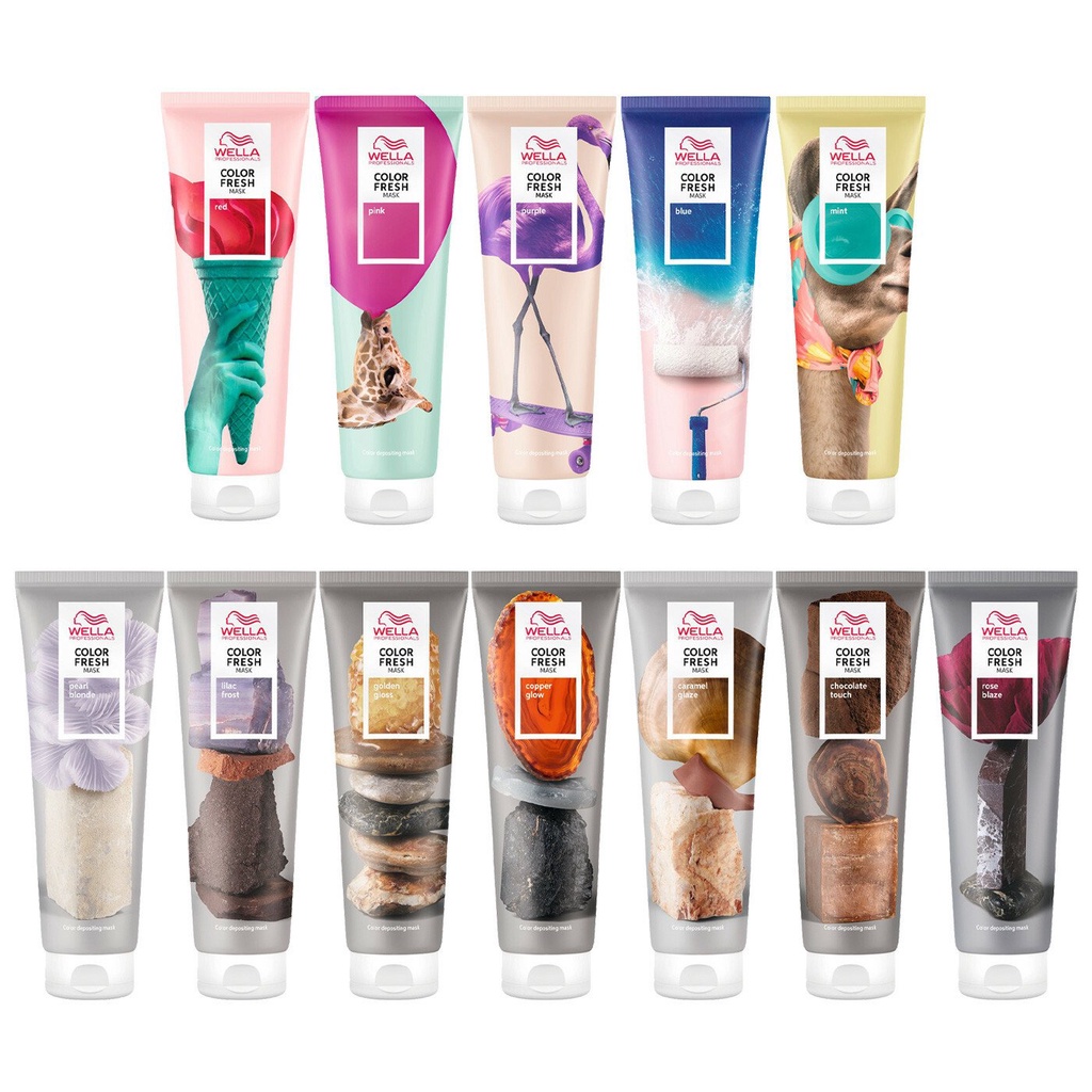 Màu tím khói - Lilac Frost - Mặt Nạ Dưỡng Bổ Sung Hạt Màu Wella Color Fresh Mask 150ml