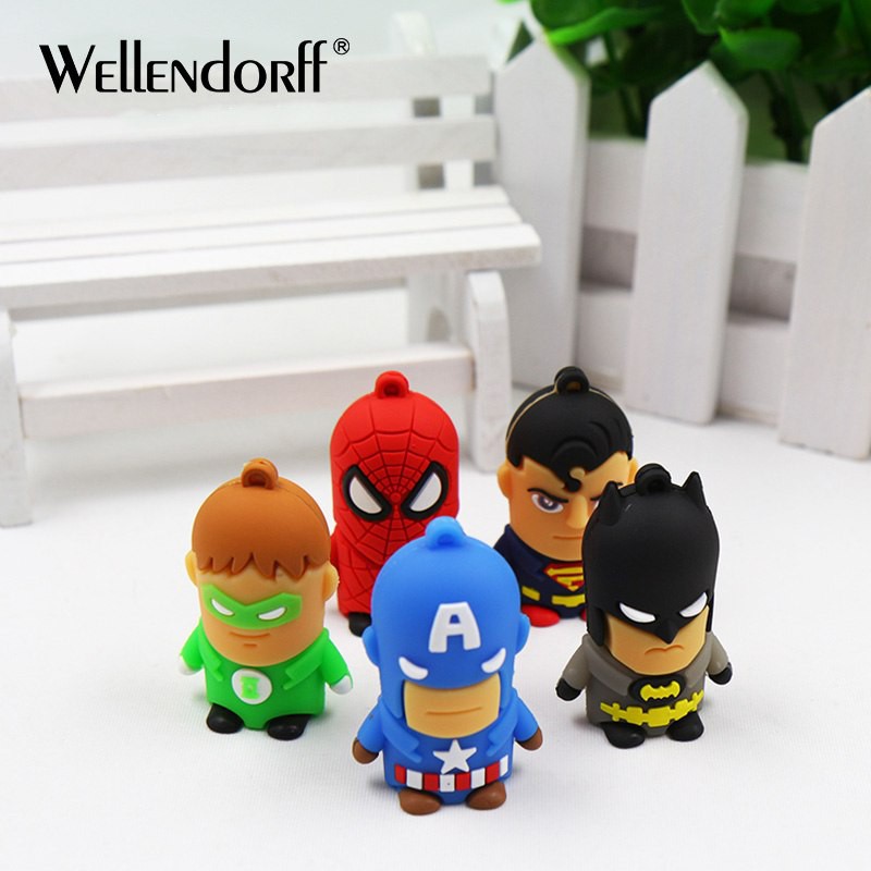 USB mặt hình siêu anh hùng đáng yêu dung lượng 512gb-1tb