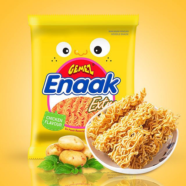 [FREESHIP] Snack Mì Gà Enaak Indonesia (Gemez Enaak Extra chicken flavour)