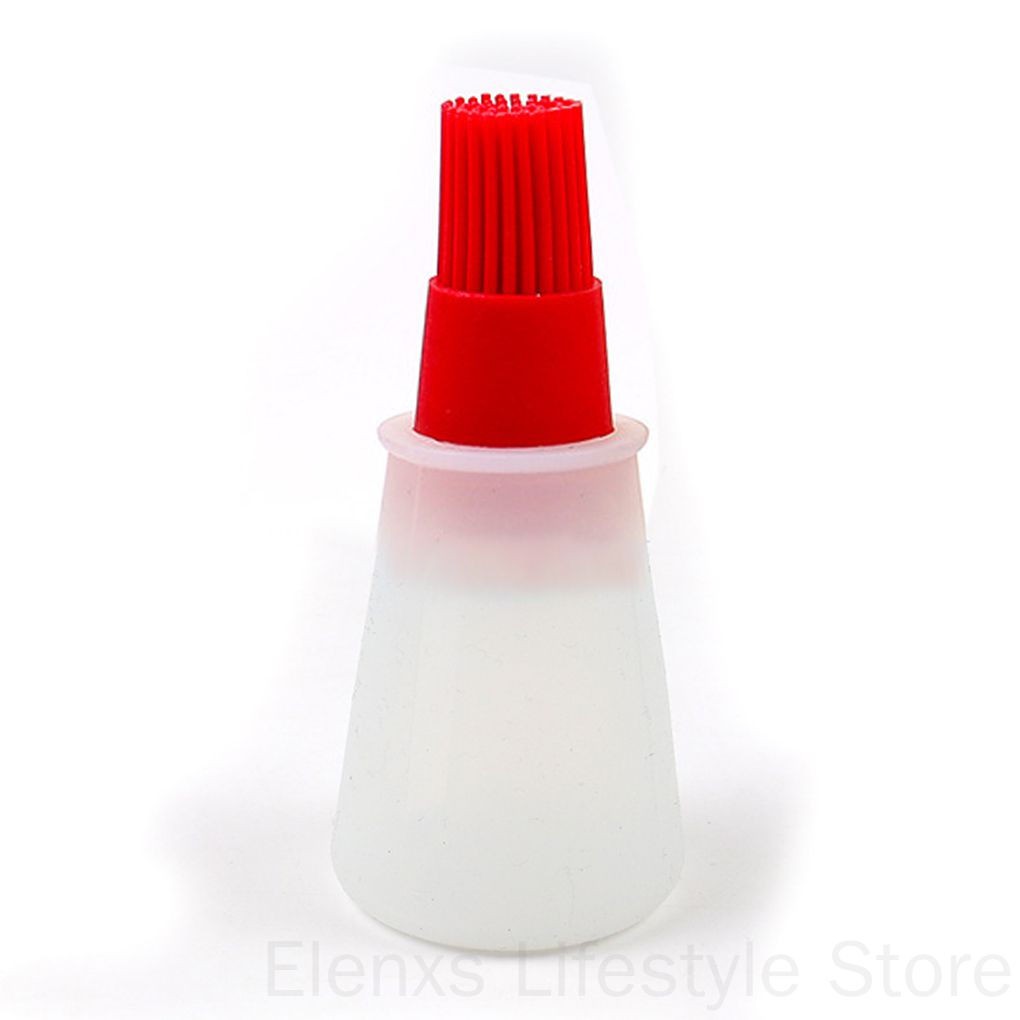 Bình Đựng Dầu Ăn Có Cọ Phết Bằng Silicon Chịu Nhiệt Tiện Lợi