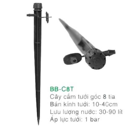 CÂY CẮM TƯỚI GÓC 8 TIA (BỊCH 10 CÁI)