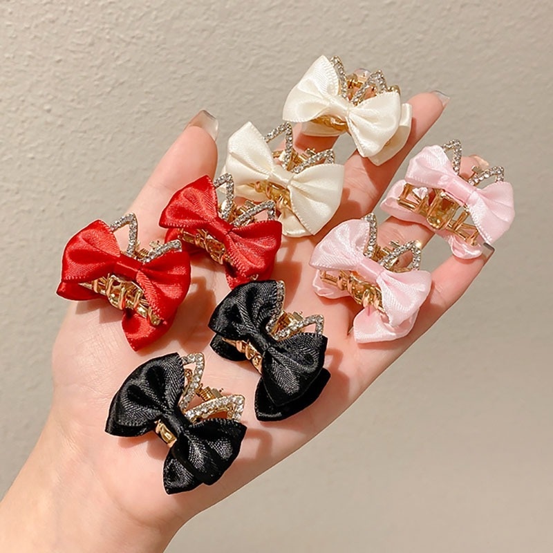 Kẹp Tóc Hình Nơ Dễ Thương Phong Cách Hàn Quốc Cho Nữ