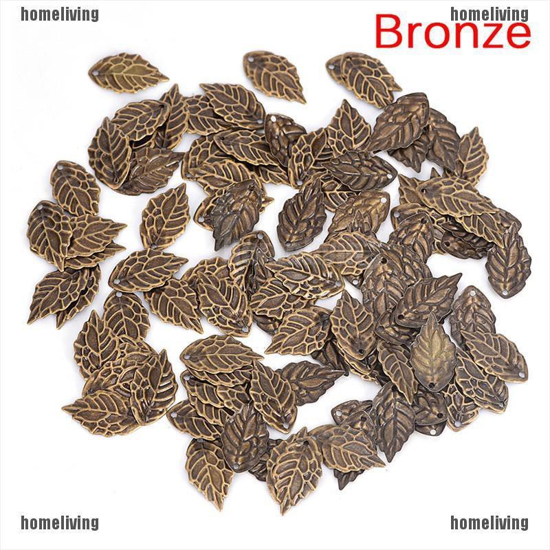 [homeliving] Mặt Dây Chuyền Kim Loại Hình Chiếc Lá DIY