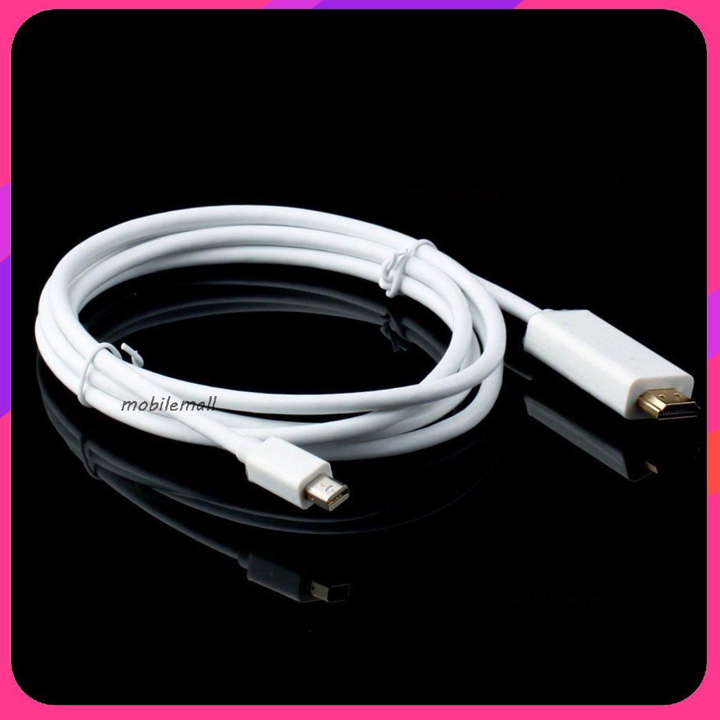 Mini DisplayPort DP To HDMI-compatible 1080P Adapter Cable For Mac Pro MacBook