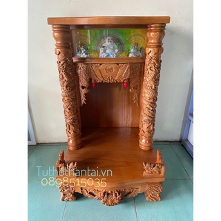 Bàn thờ thần tài ông địa có hộp đèn 60 x 98cm