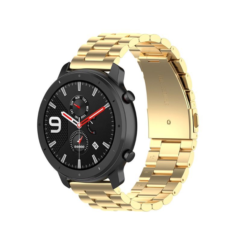 Dây Đeo Đồng Hồ Bằng Thép Không Gỉ Cho Huami Amazfit Gtr 47mm / Pace / Stratos / Ticwatch Pro / E2 / S2 / Samsung Galaxy Watch 46mm R800