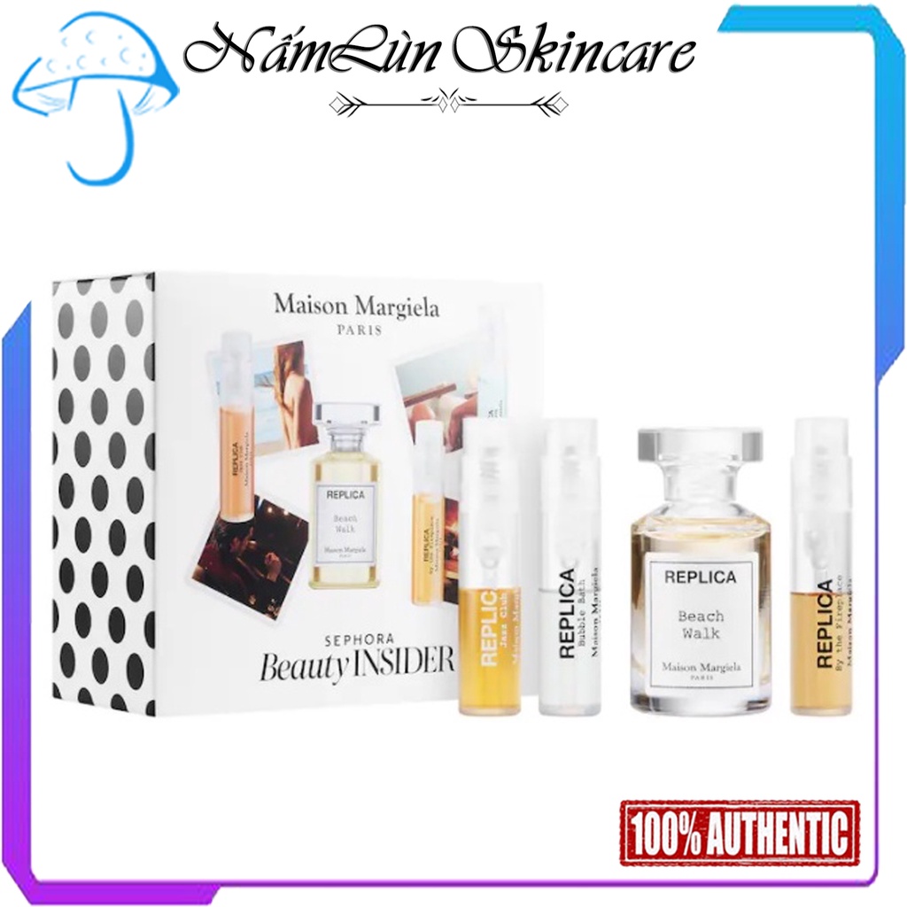 SET NƯỚC HOA REPLICA Beach Walk 4 MÓN - Birthday Gift Maison Margiela Set